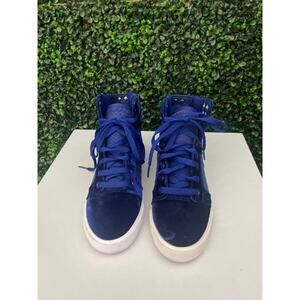 Supra Royal Blue Velvet Skytop H high tops woman’s size 6